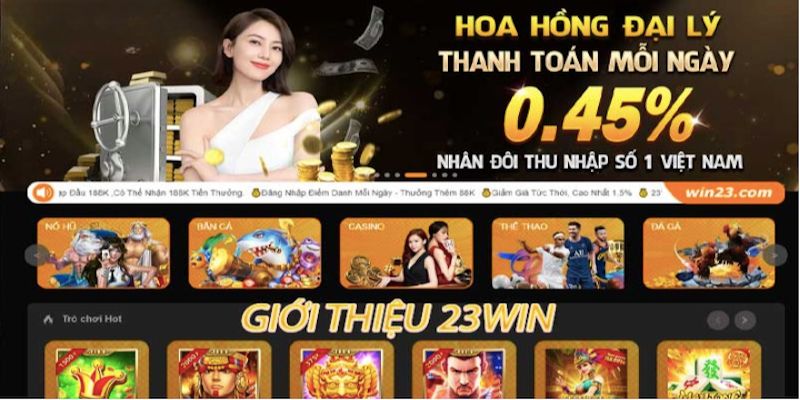 Giới thiệu 23WIN-  kho game phong phú